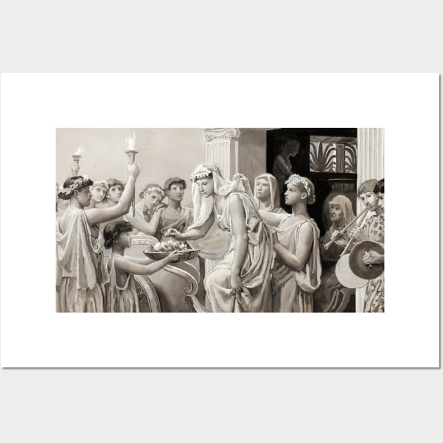 It Was the Custom Then to Bring Away the Bride From Home by Will Hicock Low Wall Art by Classic Art Stall